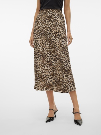 φούστα με print vero moda 10303407 - leopard σε προσφορά