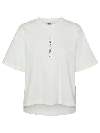 μπλούζα oversized με στάμπα aware 10307513 - ζαχαρί σε προσφορά