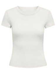 μπλούζα κοντομάνικη only 15315570 - λευκό