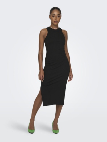 φόρεμα ριμπ αμάνικο only 15270619 - μαύρο σε προσφορά