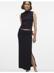 φούστα με σκίσιμο vero moda 10306901 - μαύρο