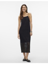 φόρεμα halter με διάτρητο σχέδιο vero moda 10304461 - μαύρο