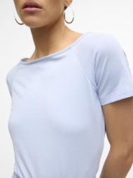 μπλούζα με ανοιχτή λαιμόκοψη aware 10307532 - γαλάζιο