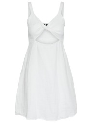 φόρεμα μίνι με cut out pieces 17151548 - λευκό