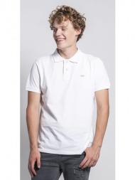 prince oliver essential polo λευκό 100% cotton (regular fit)