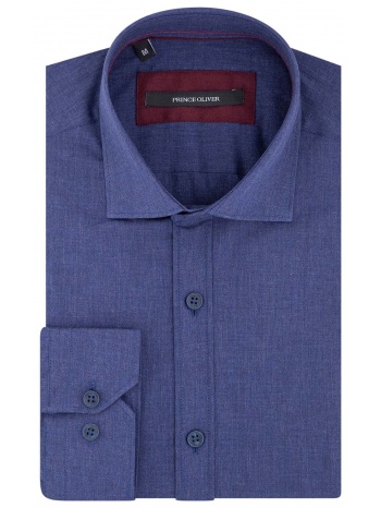 πουκάμισο μπλε 100% cotton (modern fit) tessitura monti