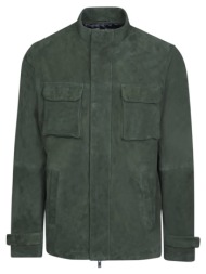 σουέντ δερμάτινο jacket πράσινο (modern fit)