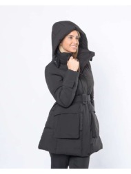 γυναικείο padded jacket μαύρο (regular fit) new arrival