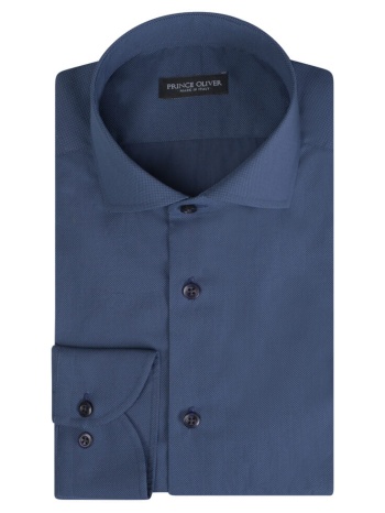 superior πουκάμισο με μικροσχέδιο μπλε 100% fine cotton σε προσφορά