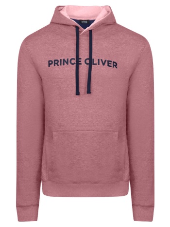prince oliver hooded φούτερ ροζ (modern fit) new arrival σε προσφορά