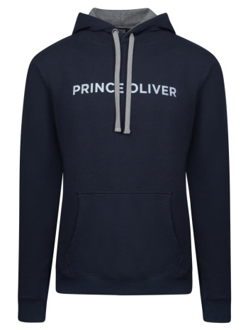 prince oliver hooded φούτερ μπλε σκούρο (modern fit) new σε προσφορά