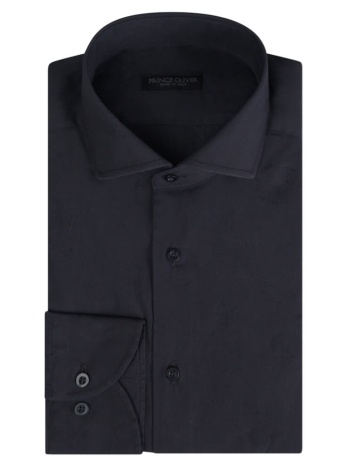 superior πουκάμισο μαύρο με μικροσχέδιο 100% fine cotton σε προσφορά
