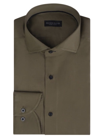 superior πουκάμισο χακί 100% fine cotton (modern fit) new σε προσφορά