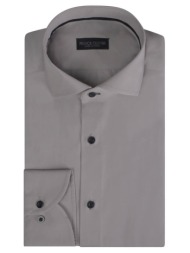 superior πουκάμισο γκρι 100% fine cotton (modern fit) new arrival