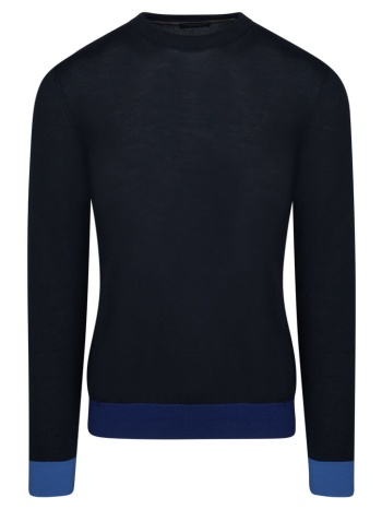 prince oliver πλεκτή μπλούζα μπλε (modern fit) new arrival σε προσφορά