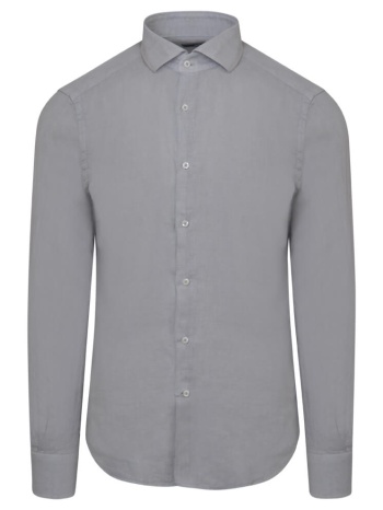 superior πουκάμισο γκρι 100% λινό (modern fit) σε προσφορά