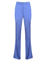 γυναικείο σατινέ παντελόνι μπλε
