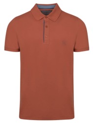 premium polo πορτοκαλί 100% cotton (modern fit)