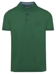 premium polo πράσινο 100% cotton (modern fit)