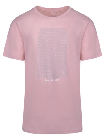 brand new τ-shirt ροζ 100% cotton (modern fit) σε προσφορά