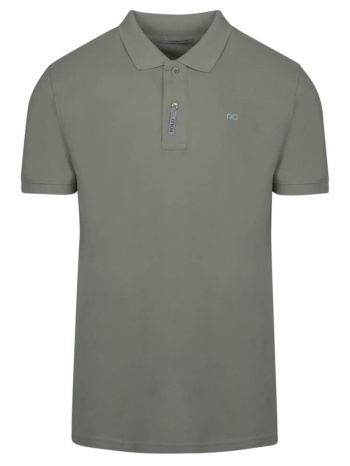 brand new polo double pique ανοιχτό χακί 100% cotton σε προσφορά
