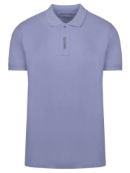 brand new polo double pique λιλά 100% cotton (regular fit)