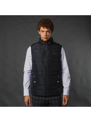 puffer αμάνικο μπουφάν μαύρο (modern fit) σε προσφορά