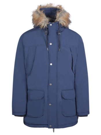 παρκά ice teck μπουφάν μπλε (modern fit) new arrival σε προσφορά