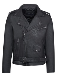 vintage perfecto jacket μαύρο 100% leather (modern fit)