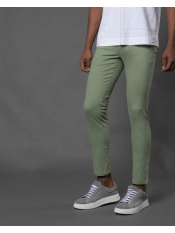 prince oliver παντελόνι chinos πράσινο all season (slim fit) σε προσφορά