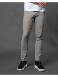 prince oliver παντελόνι chinos γκρι all season (slim fit)