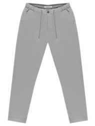 prince oliver satin joggers chinos γκρι 24h comfort (modern fit)