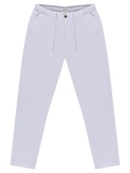 prince oliver satin joggers chinos λευκό 24h comfort (modern fit)