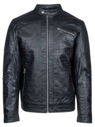 croco style racer jacket ...