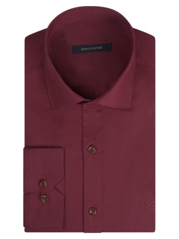 prince oliver πουκάμισο μπορντώ (modern fit) new arrival σε προσφορά