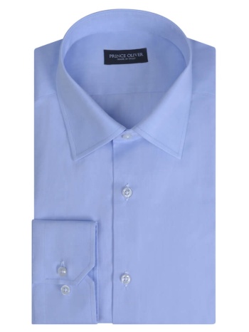 superior πουκάμισο σιέλ 100% fine cotton (modern fit) new σε προσφορά