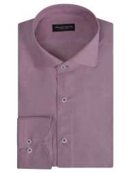 superior πουκάμισο ροζ 100% fine cotton (modern fit) new arrival