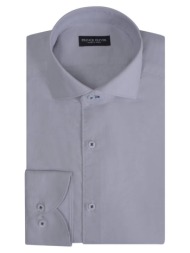 superior πουκάμισο γκρι ανοιχτό 100% fine cotton (modern fit) new arrival
