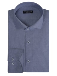 superior πουκάμισο μπλε 100% fine cotton (modern fit) new arrival