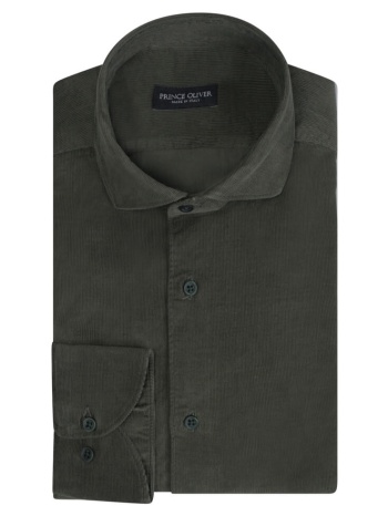 superior πουκάμισο κοτλέ πράσινο (modern fit) 100% fine σε προσφορά
