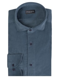 superior πουκάμισο κοτλέ γκρι (modern fit) 100% fine cotton new arrival