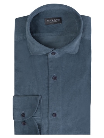 superior πουκάμισο κοτλέ γκρι (modern fit) 100% fine cotton σε προσφορά