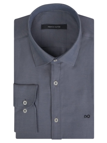 prince oliver πουκάμισo γκρι (modern fit) σε προσφορά