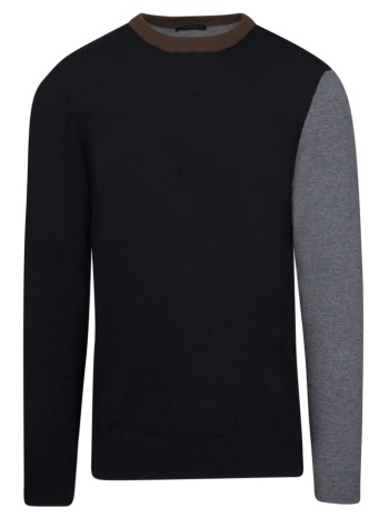 prince oliver πλεκτή μπλούζα μαύρη (modern fit) new arrival σε προσφορά