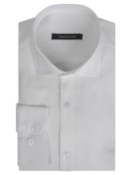prince oliver tencel πουκάμισο λευκό (modern fit) new arrival
