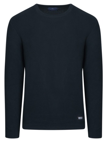 chunky structure πουλόβερ πράσινο σκούρο in cotton (modern σε προσφορά