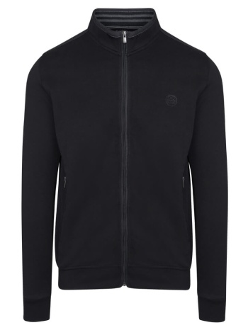 winter full zip ζακέτα μαύρη (modern fit) new arrival σε προσφορά