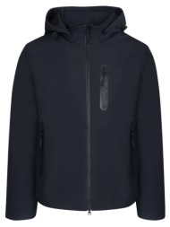 hooded jacket μπλε ...