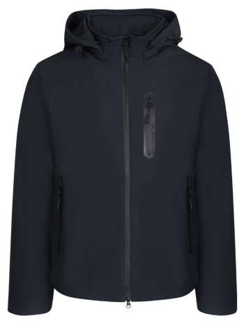 hooded jacket μπλε σκούρο( modern fit) σε προσφορά