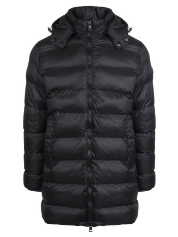 puffer long jacket μαύρο (modern fit) new arrival σε προσφορά
